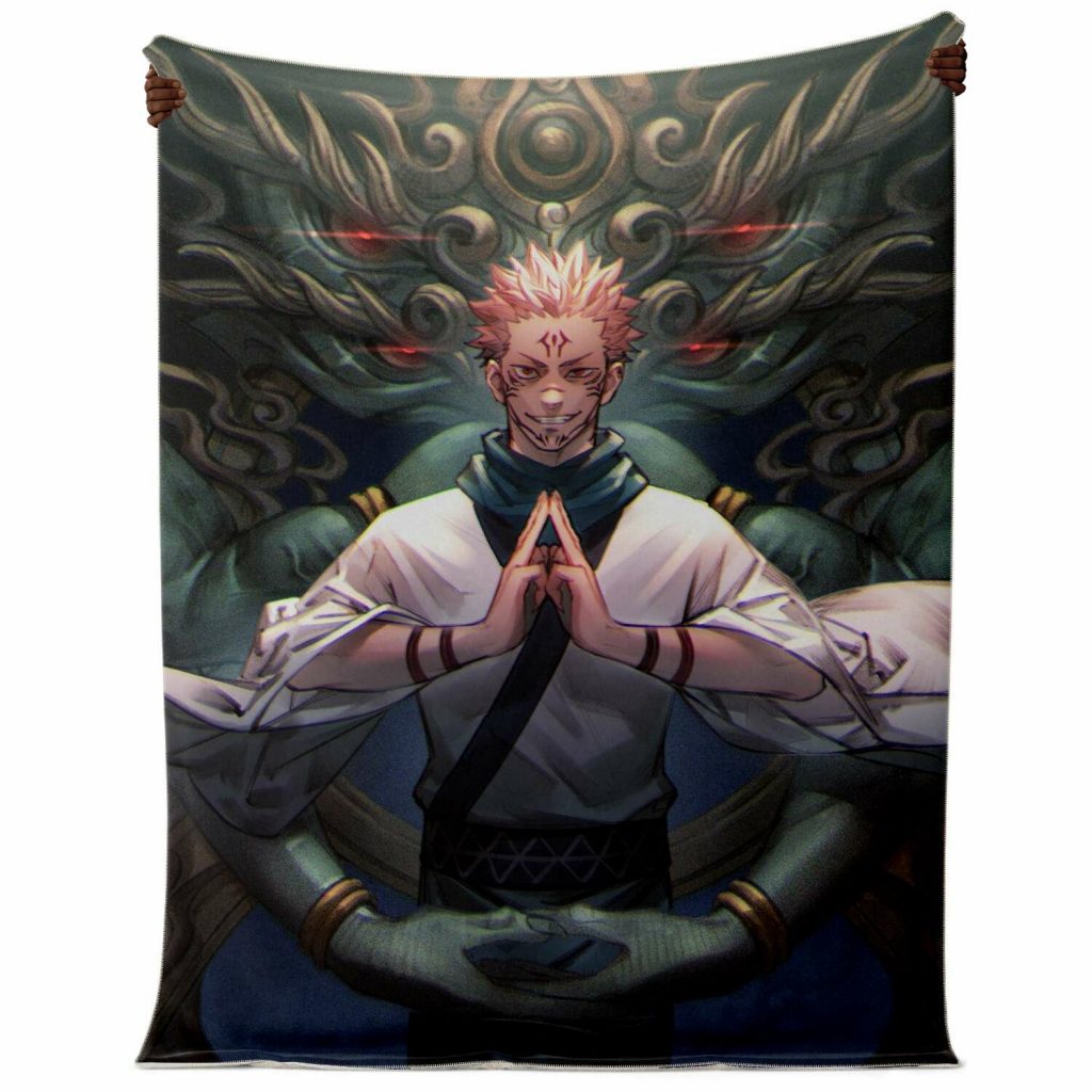 Sukuna Jujutsu Kaisen 2021 Microfleece Blanket - Jujutsu Kaisen Merch Store