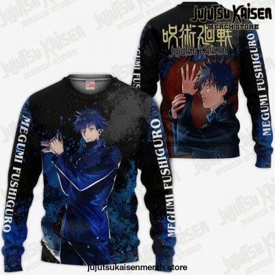 Jujutsu Kaisen Megumi Fushiguro Jacket / Zipper Hoodie Sweater S All Over Printed Shirts