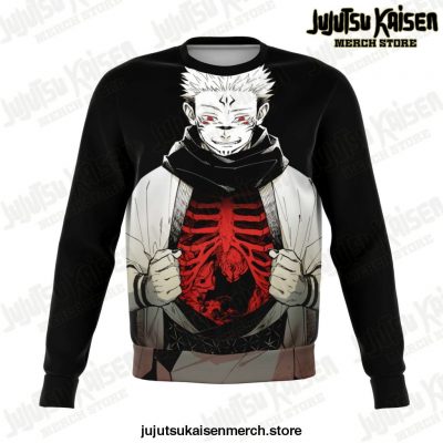 Jujutsu Kaisen Sukuna 3D Unisex Sweatshirt Xs Athletic - Aop