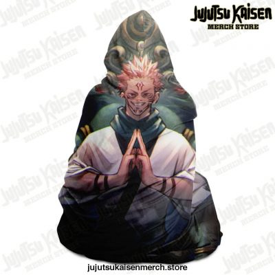 Jujutsu Kaisen Sukuna Hooded Blanket - Aop