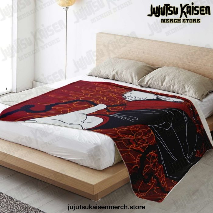 Jujutsu Kaisen Yuji Itadori Cool Microfleece Blanket Premium - Aop