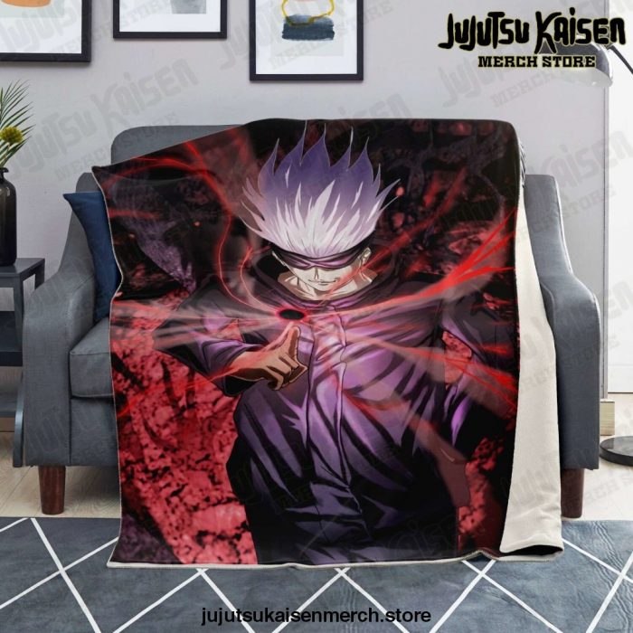 New Satoru Gojo Jujutsu Kaisen Microfleece Blanket Premium - Aop