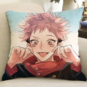 Jujutsu Kaisen Yuji Itadori Cute Pillow - Jujutsu Kaisen Merch Store