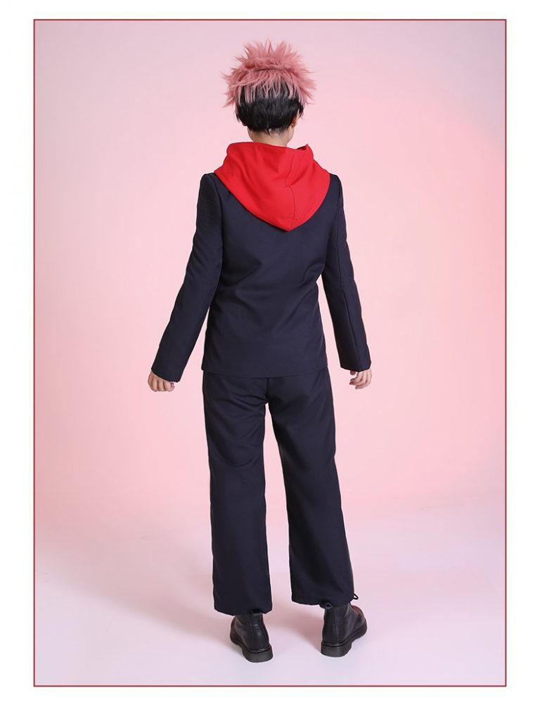 Full Set Jujutsu Kaisen Yuji Itadori Cosplay Costume - Jujutsu Kaisen