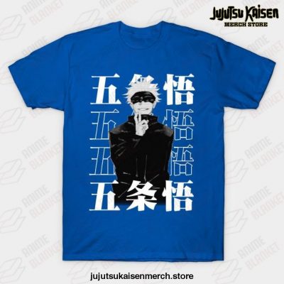 Gojo Satoru - Jujutsu Kaisent-Shirt Blue / S