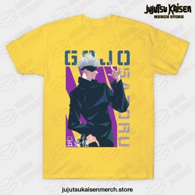 Gojo Swag Jujutsu Kaisen T-Shirt Yellow / S