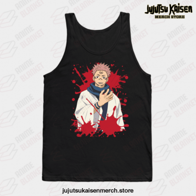 Jujutsu Kaisen Anime - Sukuna Tank Top Black / S