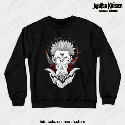 Jujutsu Kaisen Crewneck Sweatshirt Black / S