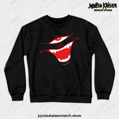 Jujutsu Kaisen Cursed Mouth Crewneck Sweatshirt Black / S
