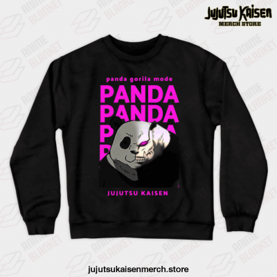 Jujutsu Kaisen - Panda Gorilla Mode Crewneck Sweatshirt Black / S