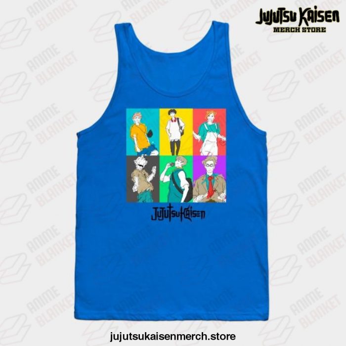 Jujutsu Kaisen Paradise Tank Top Blue / S