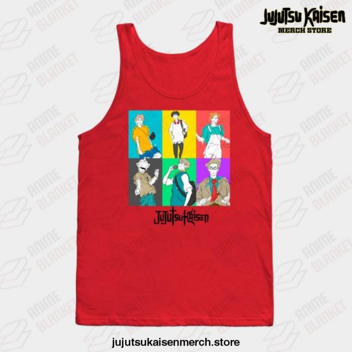 Jujutsu Kaisen Paradise Tank Top Red / S