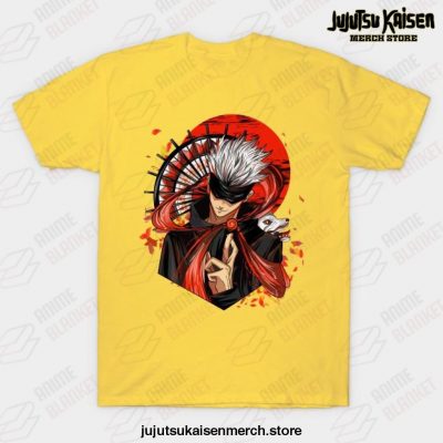 Jujutsu Kaisen Satoru Gojo Anime T-Shirt Yellow / S
