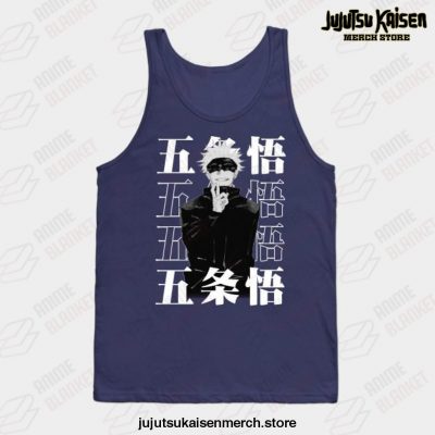 Jujutsu Kaisen - Satoru Gojo Tank Top Navy Blue / S