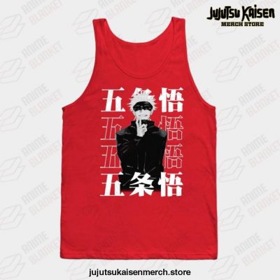 Jujutsu Kaisen - Satoru Gojo Tank Top Red / S