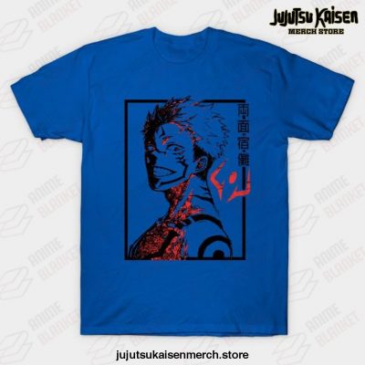 Jujutsu Kaisen Sukuna T-Shirt Blue / S