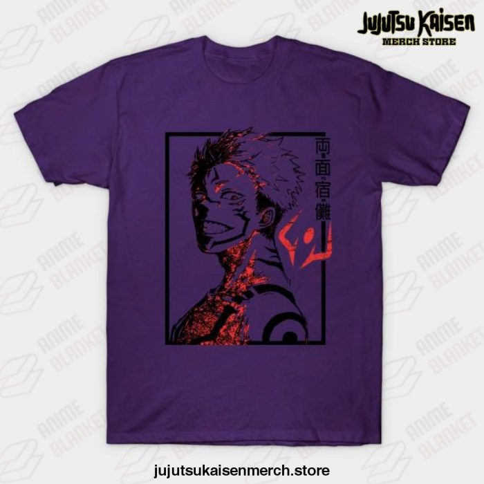 Jujutsu Kaisen Sukuna T-Shirt Purle / S