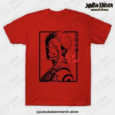 Jujutsu Kaisen Sukuna T-Shirt Red / S