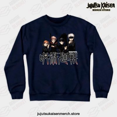 Jujutsu Kaisen - Team Crewneck Sweatshirt Navy Blue / S