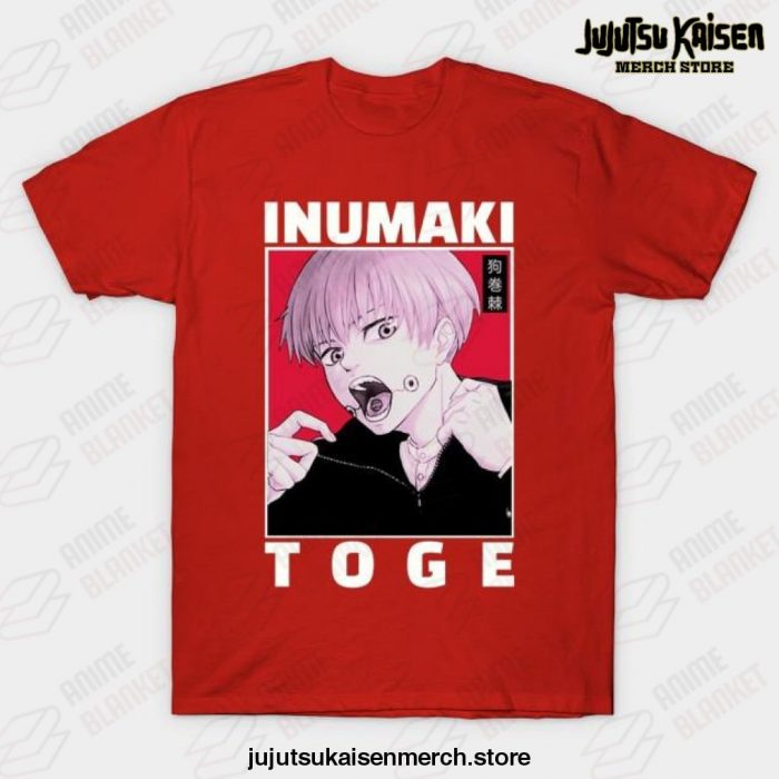 Jujutsu Kaisen Toge Inumaki T-Shirt Red / S