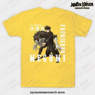 Megumi Jujutsu Kaisen T-Shirt Yellow / S