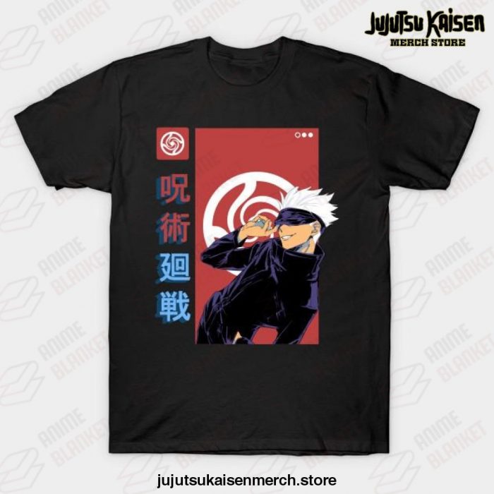 Satoru Gojo Jujutsu Kaisen T-Shirt Black / S