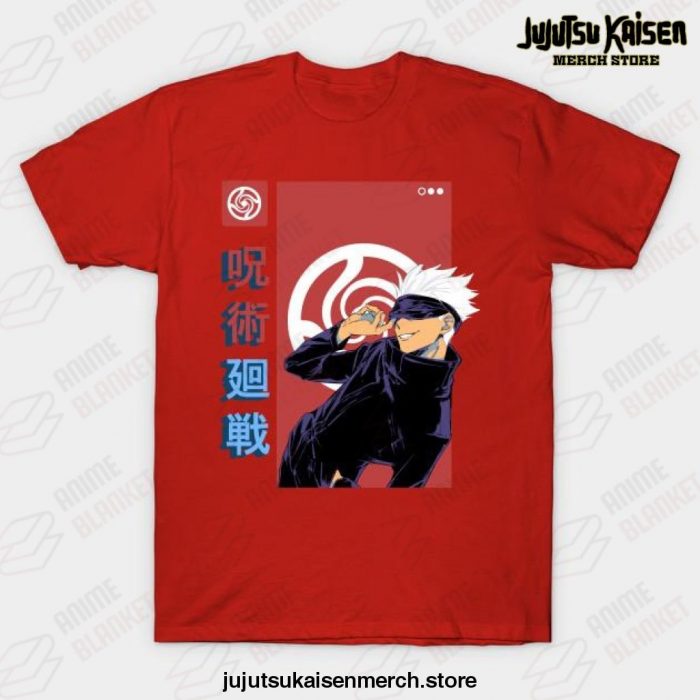 Satoru Gojo Jujutsu Kaisen T-Shirt Red / S