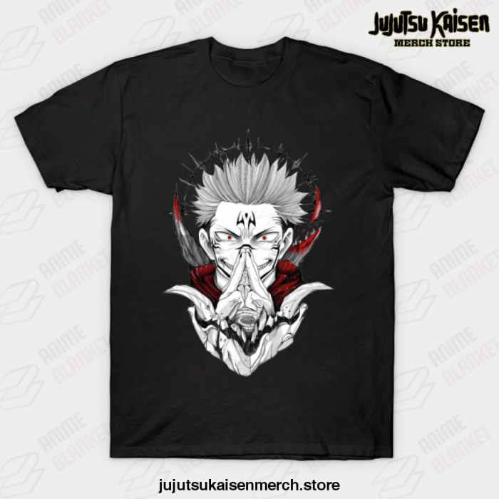 Sukuna Jujutsu Kaisen T-Shirt Black / S