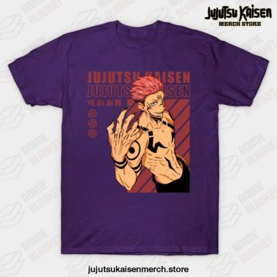 Sukuna - Jujutsu Kaisen T-Shirt Purple / S