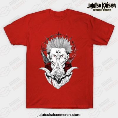 Sukuna Jujutsu Kaisen T-Shirt Red / S