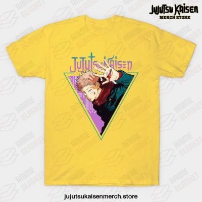 Yuji Itadori - Jujutsu Kaisen T-Shirt Yellow / S