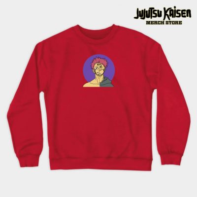 Jujutsu Kaisen Crewneck Sweatshirt Red / S