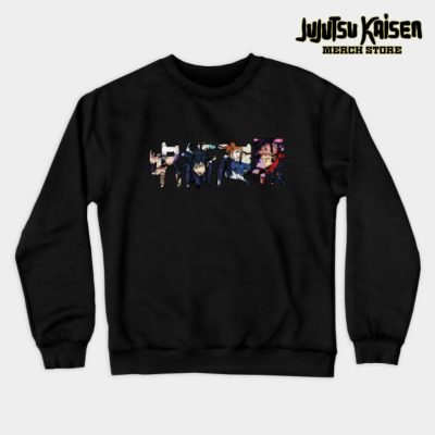 Jujutsu Kaisen Logo Crewneck Sweatshirt Black / S