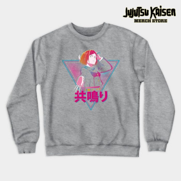 Jujutsu Kaisen Resonance Crewneck Sweatshirt Gray / S