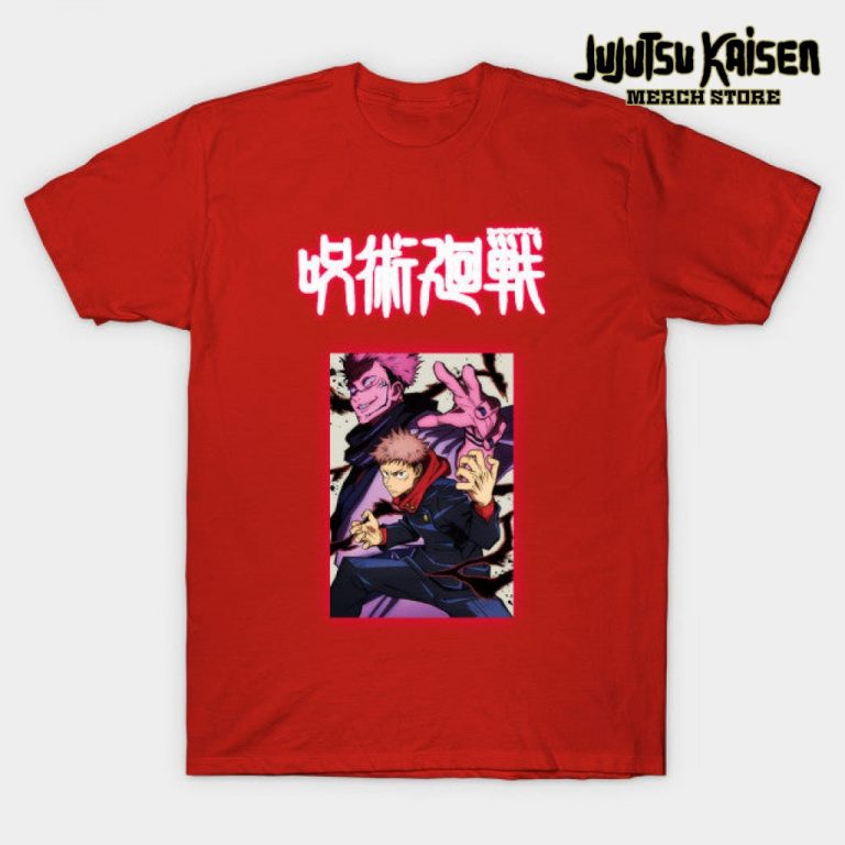 Sukuna Yuji Neon T-Shirt - Jujutsu Kaisen Merch Store