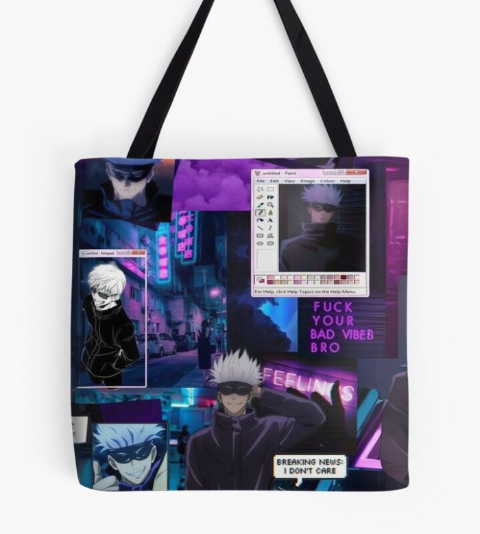 Master The Style With Our Jujutsu Kaisen Creations Tote Bag Official Jujutsu Kaisen Merch